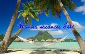 BONNES VACANCES