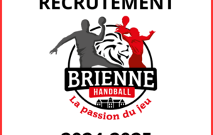 RECRUTEMENT SAISON 2024-2025 !