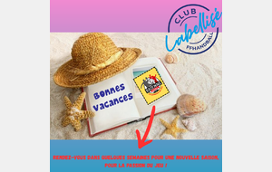 BONNES VACANCES D'ÉTÉ !