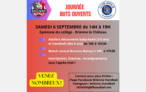 JOURNEE BUTS OUVERTS !